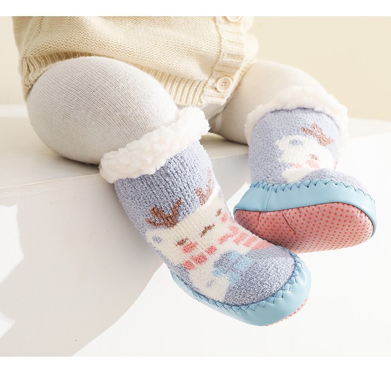 Non-Slip Baby Sock Boots - Christmas