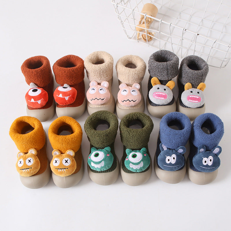 Non-Slip Baby Sock Shoes - Monsters