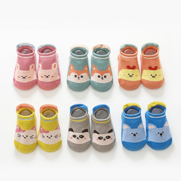 Non-Slip Baby Socks - 3 Packs