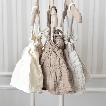 Baby Pleated Suspender Skirted Shorts