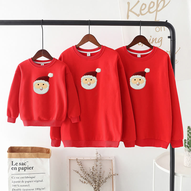 Family Matching Santa Claus Red Sweatshirt