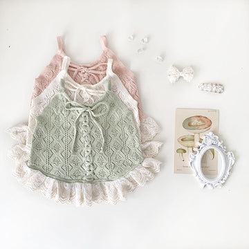 Baby Girl Knitted Lace Tank