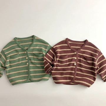 Toddler Striped Vintage Cardigan