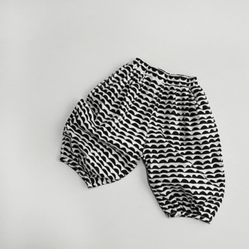 Toddler Wavy Loose Capri Pants
