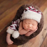 Newborn Photography Christmas Pants with Hat