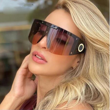 Big Frame One Piece Visor Sunglasses