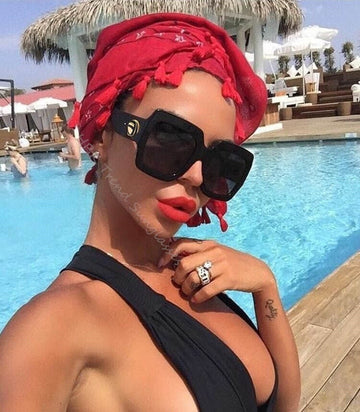 Big Frame Oversized Square Sunglasses