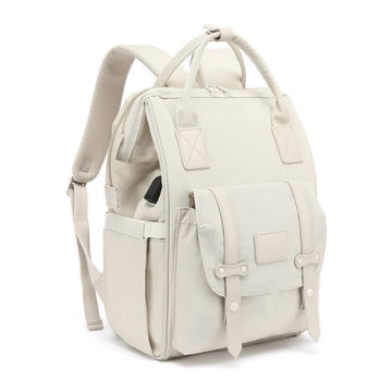 Solid Color Multi-functional Mommy Bag