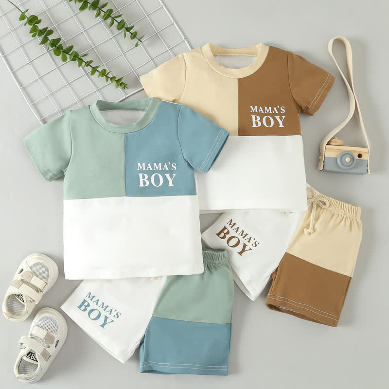 MAMA'S BOY Baby 2-Piece Sweatsuit Set