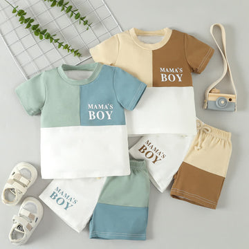 MAMA'S BOY Baby 2-Piece Sweatsuit Set