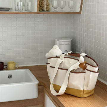 Multi-functional Pocket Canvas Mommy Bag