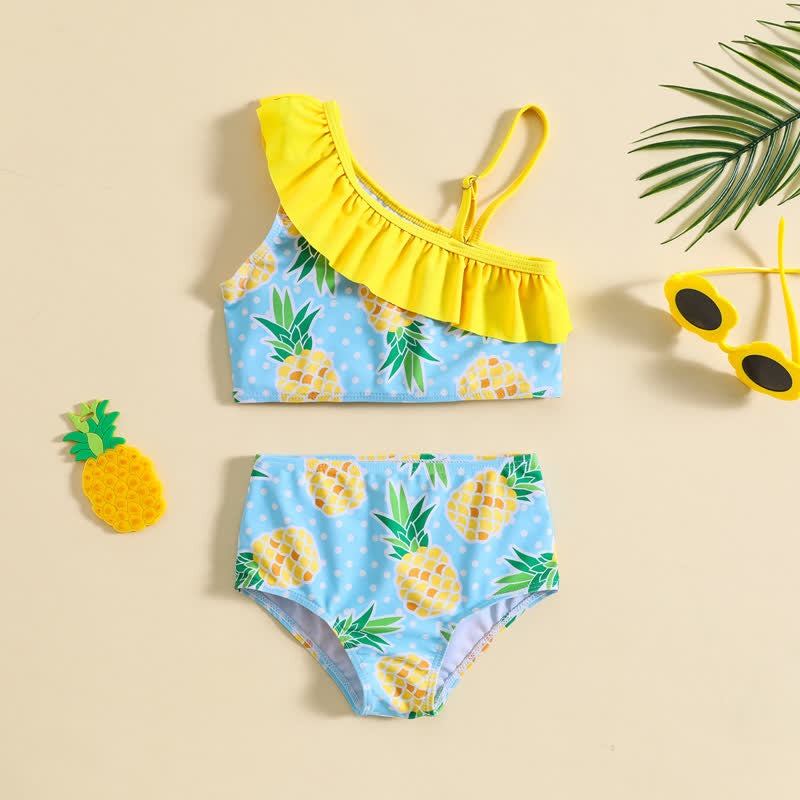 Toddler 2-Piece Blue Pineapple Swimwear