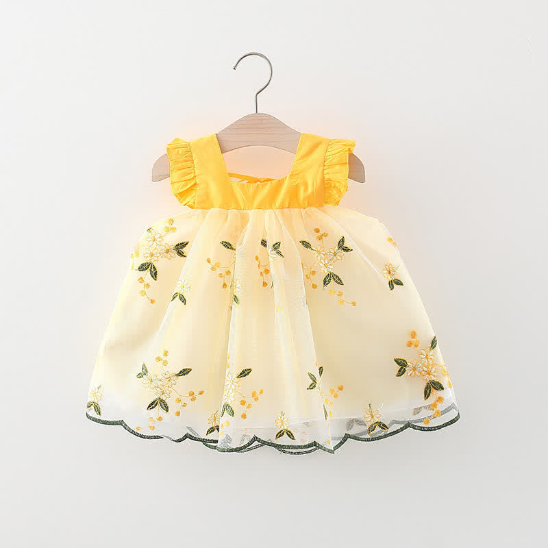 Baby Tulle Flower Lovely Sweet Dress