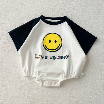 LOVE YOURSELF Baby Contrast Sleeves Bodysuit
