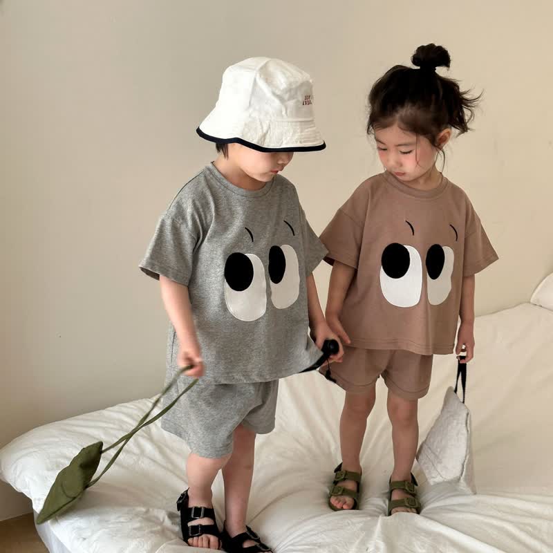 Toddler 2-Piece Big Eyes Casual Set
