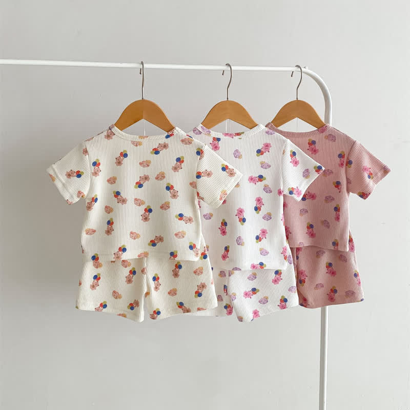 Baby 2-Piece Animal Balloon Waffle Set