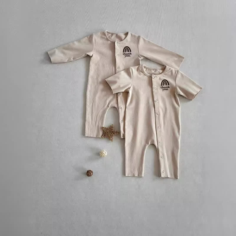 THANK YOU Baby Short/Long Sleeves Romper