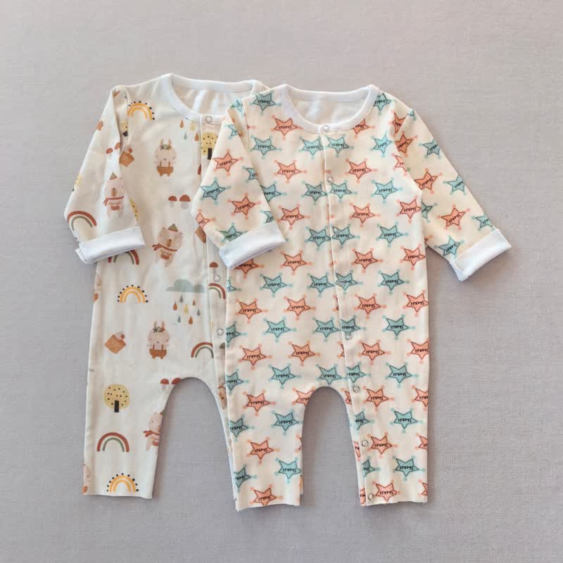SHERIFF Baby Star Bear Rainbow Romper