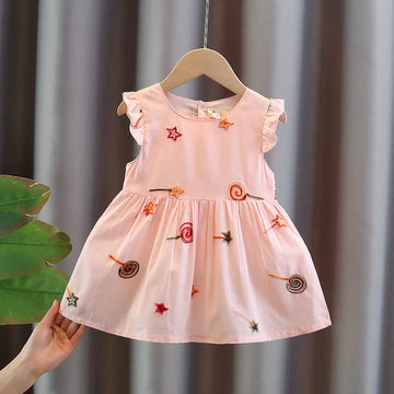 Toddler Lollipop Star Sleeveless Dress