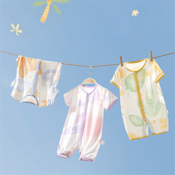 Baby Comfort Rainbow Leaves Star Romper