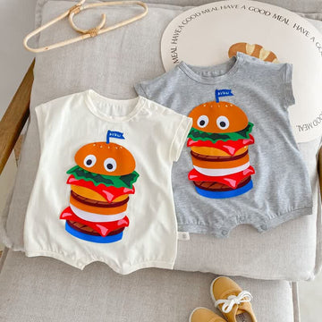 RVRW Baby Hamburger Lovely Romper