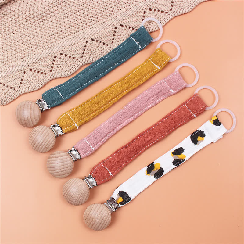 Baby Cotton Pacifier Clip