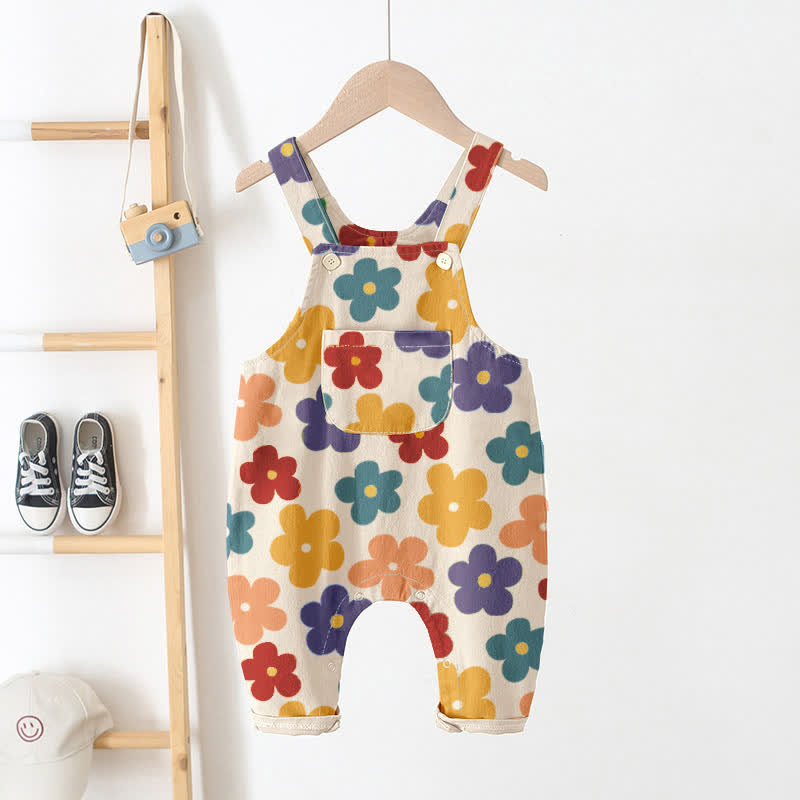 Baby Floral Lovely Multicolor Overalls