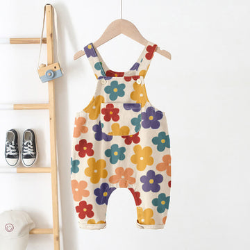 Baby Floral Lovely Multicolor Overalls