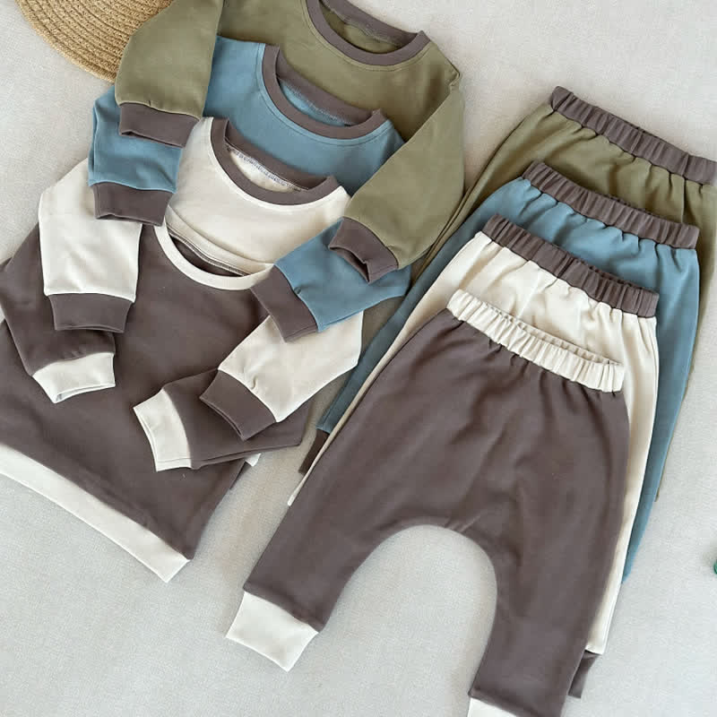 Baby 2-Piece Comfort Pajamas Simple Set