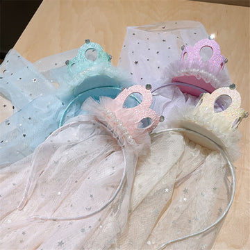 Baby Toddler Princess Crown Tulle Headband