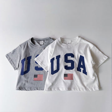 USA Baby Loose American Flag T-shirt