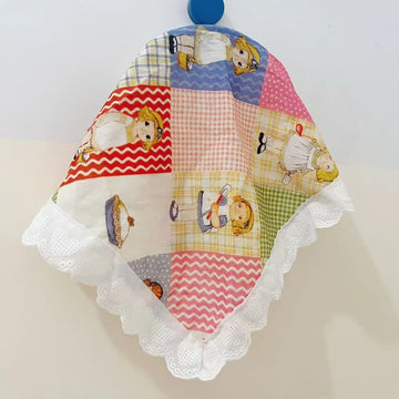 Baby Retro Sweet Girl Plaid Headband