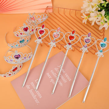 Baby Crown Headband Magic Stick 2-Piece Set