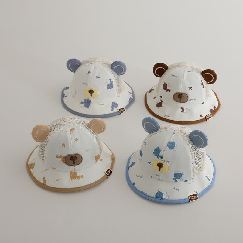 LOVEGO Baby Bear 3D Ears Bucket Hat