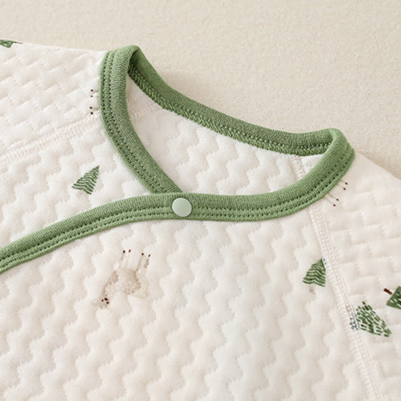 ELK FOREST Baby Green Kimono Romper