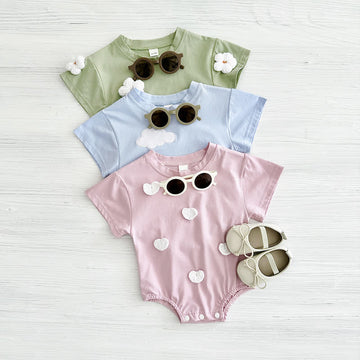 Baby Cute Cloud Flower Heart Bodysuit