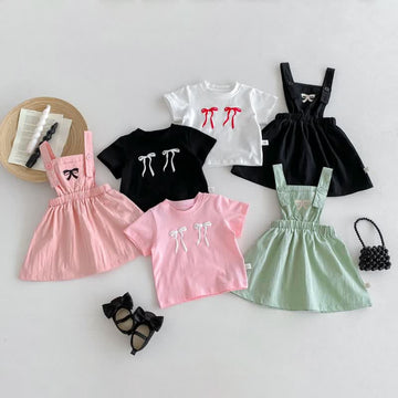 Baby Toddler Bow Sweet T-shirt/Dress