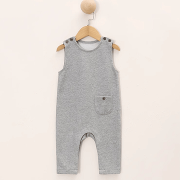 Baby Solid Color Sleeveless Romper