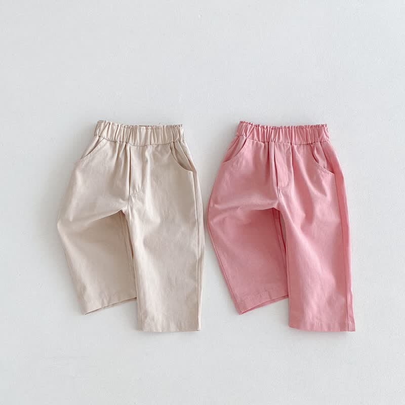 Toddler Pure Casual Loose Pants