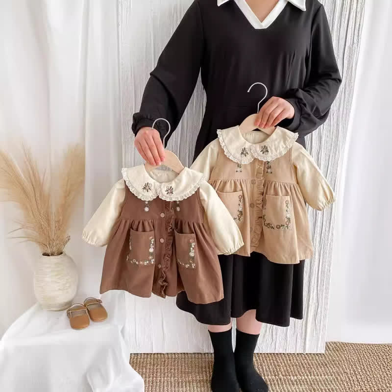 Baby Embroidered Flower Dress/Blouse
