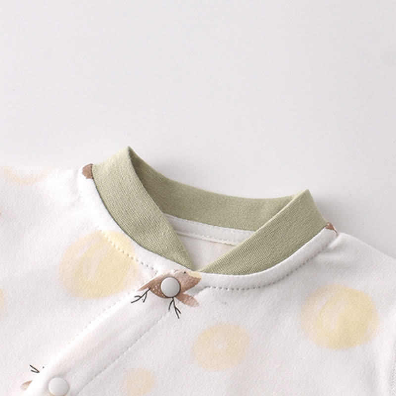 Baby 2-Piece Green Sika Deer Pajamas Set