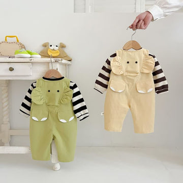 Baby Lovely Elephant Design Overalls