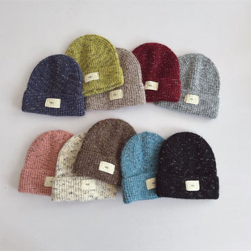 Baby Toddler Patch Knitted Design Beanie