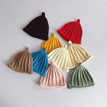 Baby Vertical Striped Knitted Design Beanie