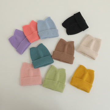 Baby Sharp Point Solid Color Beanie
