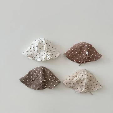 Baby Lovely Dots Sun Bucket Hat