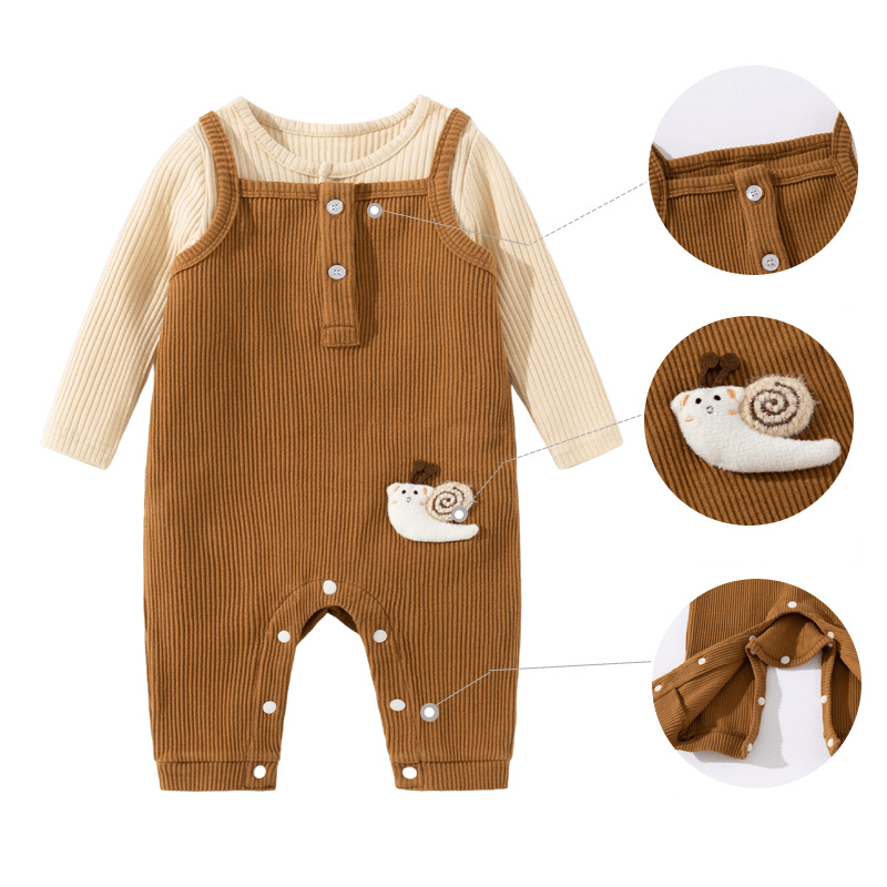Baby Snail Lovely Bodysuit/Overalls