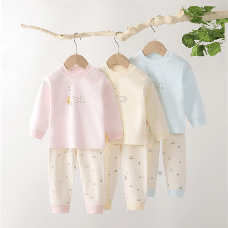 Toddler 2-Piece Bear Trees Pajamas Set