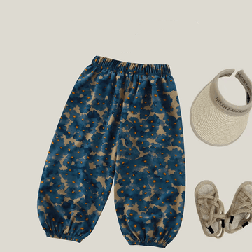 Kid Boy Colorful Ink-painting Harem Pants