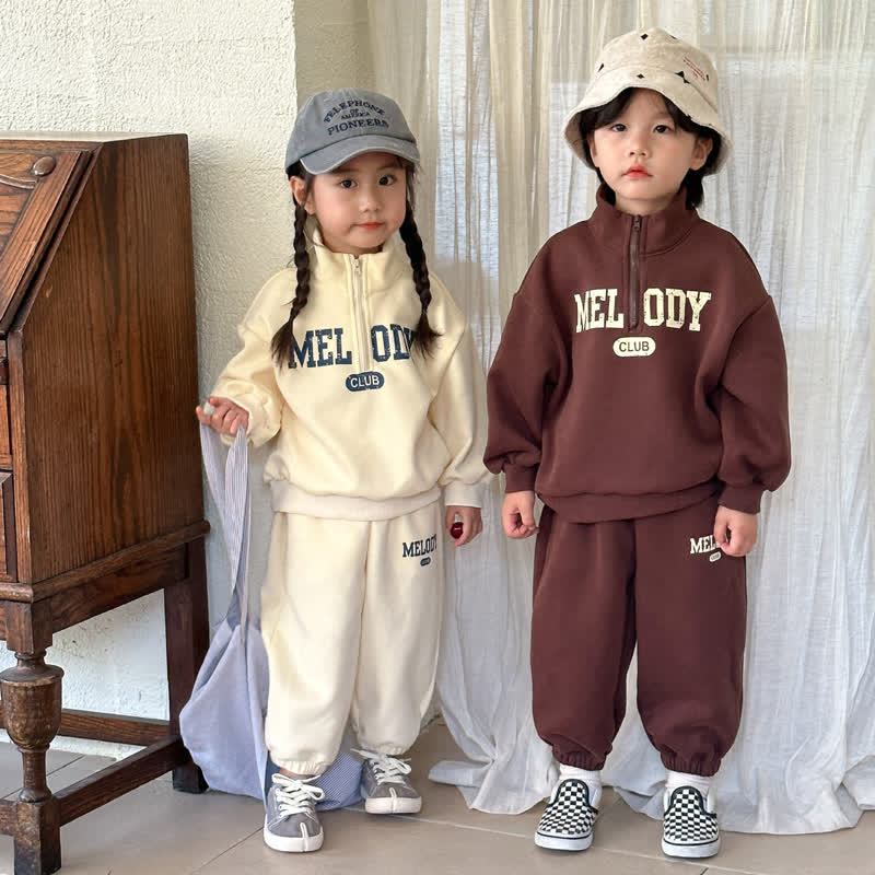 MELODY CLUB Toddler 2-Piece Sweatsuit Set